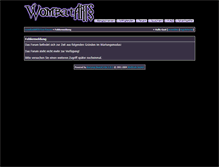 Tablet Screenshot of forum.wombatarts.de